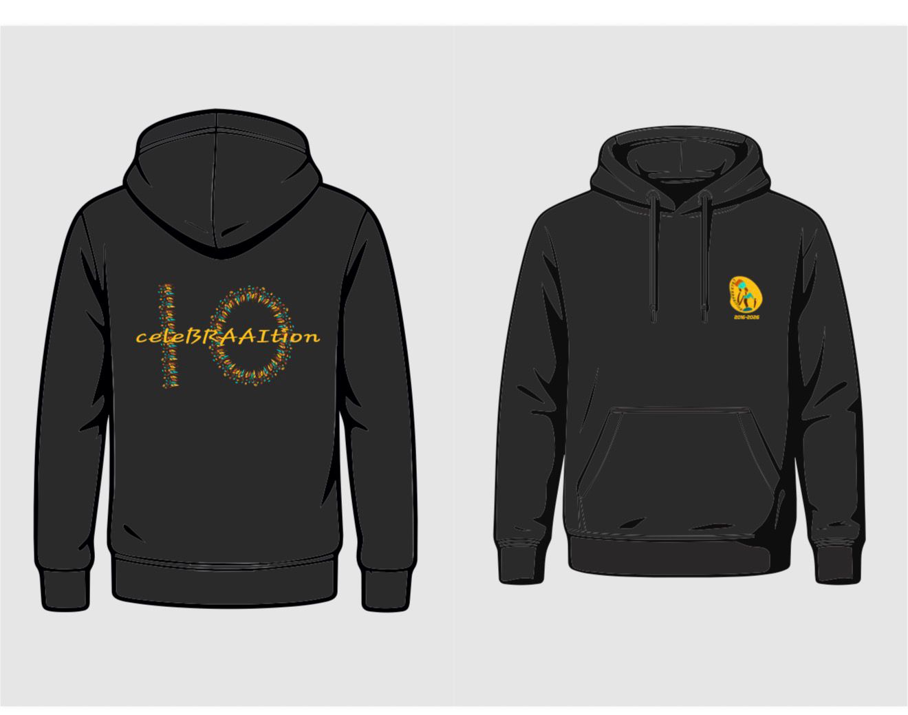 **NEW 10 Year Limited Edition Hoodie CeleBRAAItion